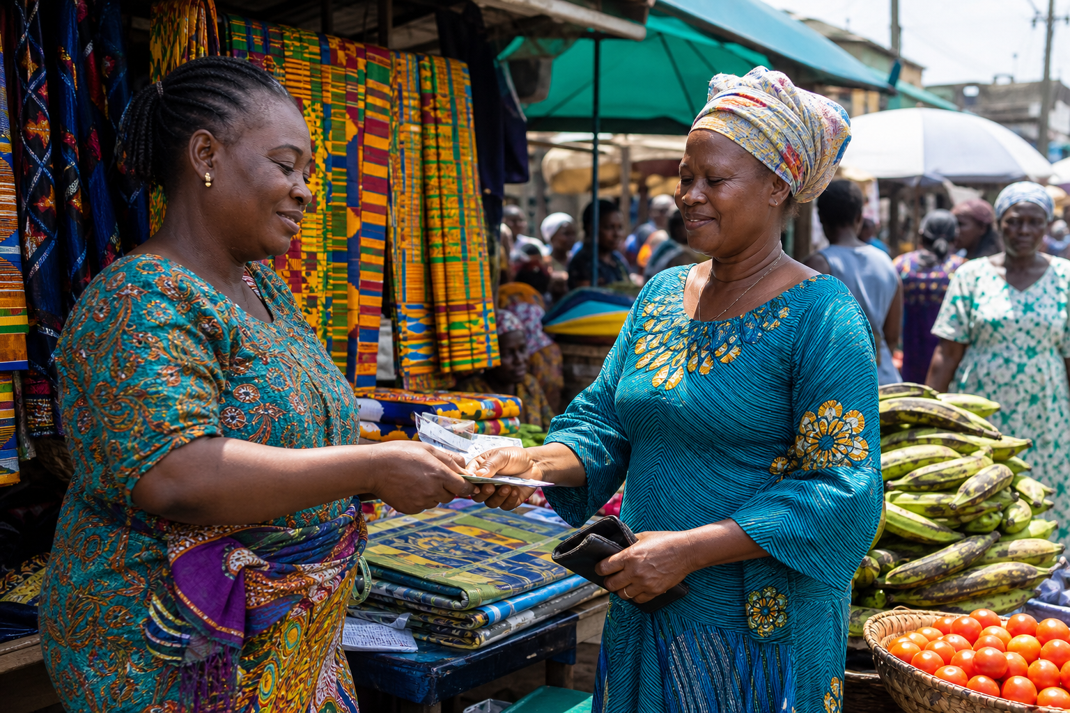 Everyday commerce and trust in a Ghanaian market